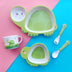 Bamboo Fiber Children's Tableware Set Cartoon Solid Food Bowl - Minihomy