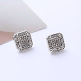 Titanium Steel Small Ear Studs: Simple Retro Minority Light Luxury Temperament Earrings For Women