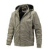 Men's Detachable Hooded Jacket Casual Sports Thin Cotton Jacket - Minihomy