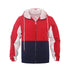 Men's Casual Polo Collar Contrast Color Double-layer Hooded Jacket - Minihomy