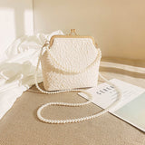 Pearl Tote Mini Chain Crossbody Bag - Minihomy