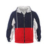 Men's Casual Polo Collar Contrast Color Double-layer Hooded Jacket - Minihomy