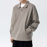 Men's Loose High Collar Men's Cotton Sweater - Minihomy