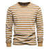 Men's Casual Long Sleeve Striped T-shirt - Minihomy