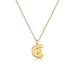 Copper Plated Gold 26 English Letters Pendant Necklace Niche Personality Clavicle Chain - Minihomy