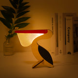 LED Night Light for Kids - Animals Wood Acrylic Table Lamp (Pelican, Sirius, Whale, Toucan) - Minihomy