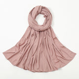 Women's Knitted Thread Cotton Striped Solid Color Scarf