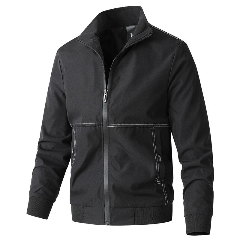 Men's Casual Solid Color Jacket - Minihomy