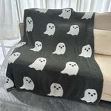 Half Velvet Ghost Blanket Knitted - Minihomy