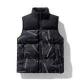 Men's Winter Stitching Sleeveless Cotton Coat - Minihomy