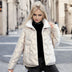 Bread Coat Female Glossy Stand-up Collar Down Cotton-padded Jacket - Minihomy