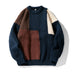 Color Block Stitching Design Knitwear Sweater For Men: Stylish Comfort for Modern Gentlemen - Minihomy