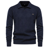 Men's Slim Lapel Knitted Sweater - Minihomy