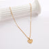 Creative Simple Women's Peach Heart Letter Necklace Love Pendant - Minihomy