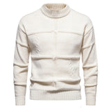 Crew Neck Casual Slim-fit Jumper - Minihomy