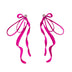 Irregular Large Bow Earrings For Women Tassel Streamer - Minihomy