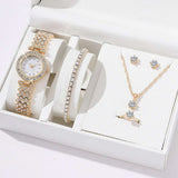 Diamond Women Watches Luxury Fashion Rhinestone Quartz Bracelet Wrist Watch For Women - Minihomy