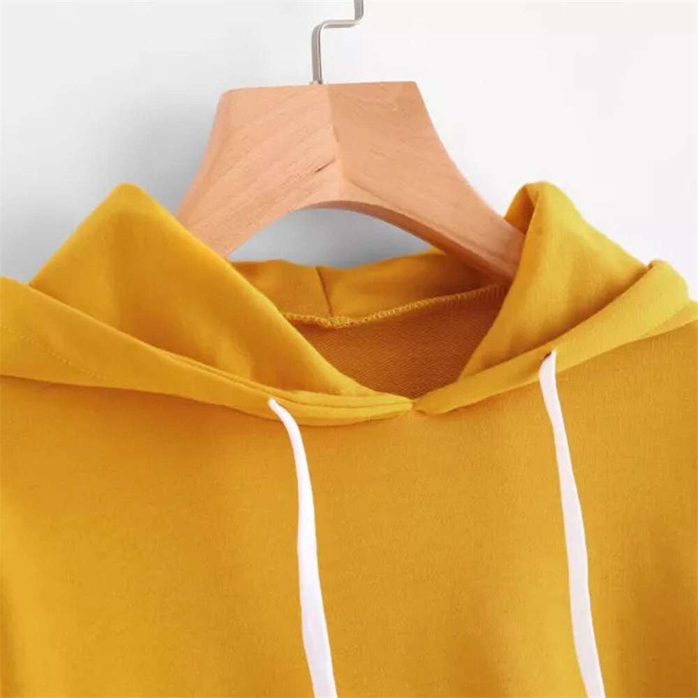 Crop pullover top sweatshirt women - Minihomy