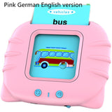 Early Learning English Machine for Kids: Educational Card Toys - Minihomy