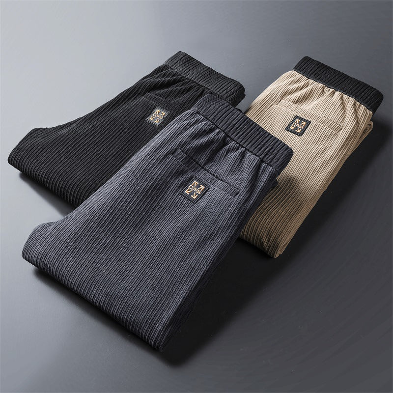 Autumn And Winter Straight Leg Workwear Pants Nine Points - Minihomy