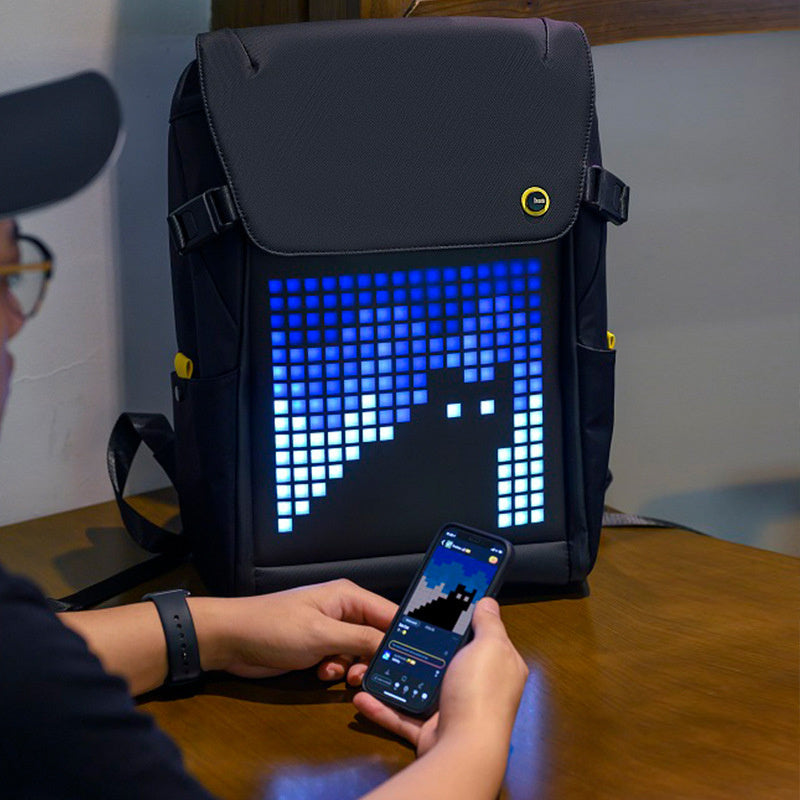 LED Display Backpack for Cycling, Travel, School - Multifunctional & Trendy - Minihomy