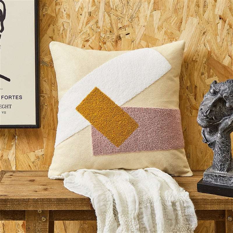 Bedroom Cushion Cover Back Office Waist Pillow Cover - Minihomy