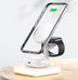 3-in-1 Magnetic Wireless Charger with Night Light & Phone Holder - Minihomy