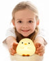 Cute Duck LED Night Light - USB Rechargeable Touch Sensor Bedside Lamp for Kids - Minihomy