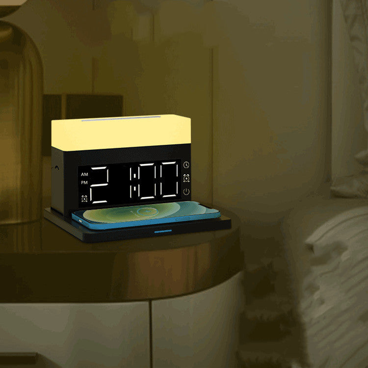 Night Light Clock Multifunctional Wireless Charger - Minihomy