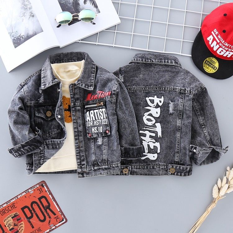 Boys' Denim Children's Jacket - Minihomy