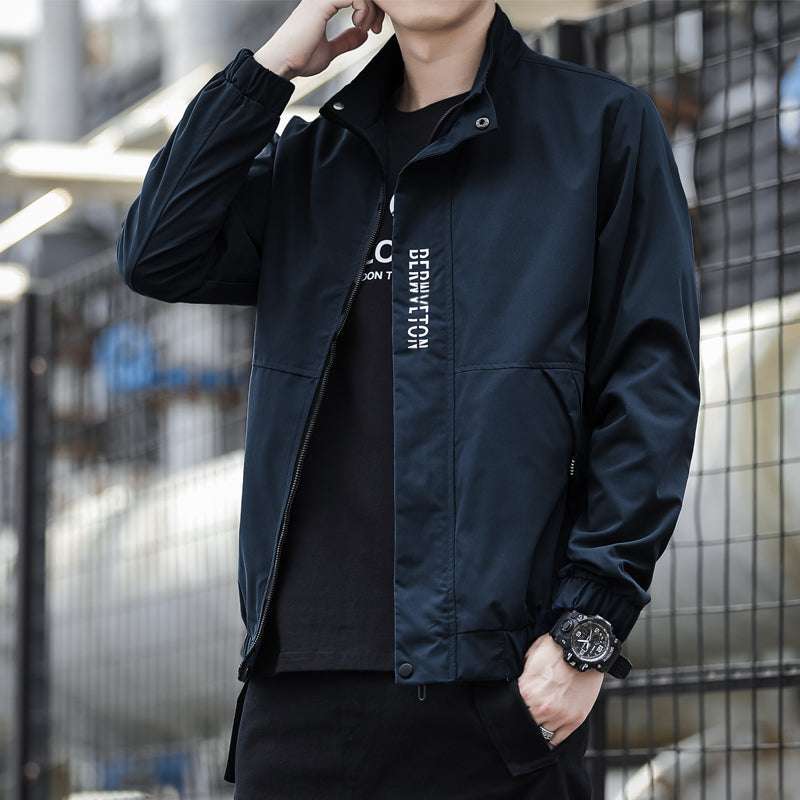 Casual Jacket Men Baseball Uniform Trendy Top Clothes - Minihomy