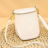 High-quality Leather Mobile Phone Bag Korean Style Shell Bags For Women Fashion Small Shoulder Crossbody Bag - Minihomy