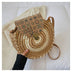 Handmade Straw Beach Bag | Casual Crossbody Shoulder Bag for Women - Minihomy