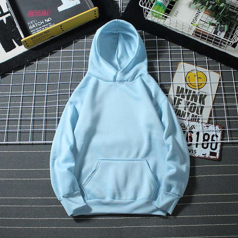 Loose Hooded Sweater Student Hoodie With Letter Print Sports Tops - Minihomy