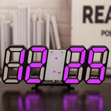 Led Living Room Wall Clock Electronic Clock - Minihomy