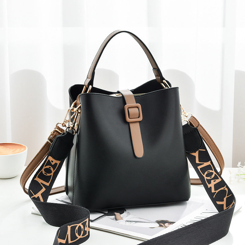 Bucket Bag Fashion Korean Style Shoulder Bag Cross-border Female Bag - Minihomy