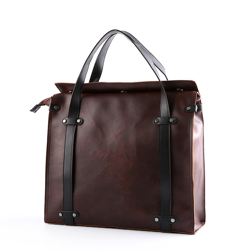 Casual Business Document One Shoulder Diagonal Computer Men's Bag - Minihomy