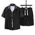 Men's Ice Silk Shirt Pants Suit - Minihomy