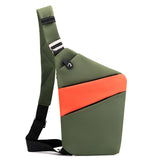 Canvas Chest Bag: Unisex Crossbody Shoulder Bag