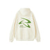 Frisbee Towel Embroidered Hoodie Men's Retro - Minihomy