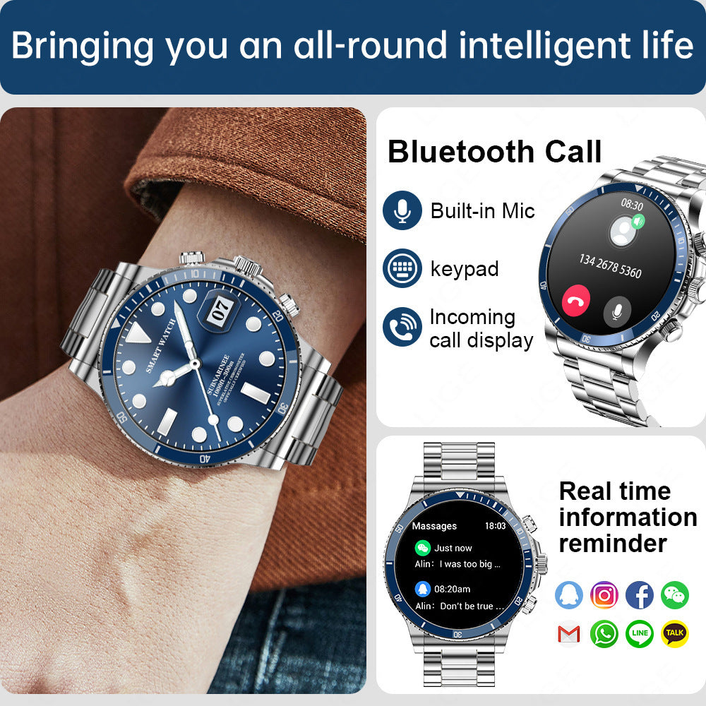 Multi-sport Mode Callable Heart Rate Weather Watch - Minihomy