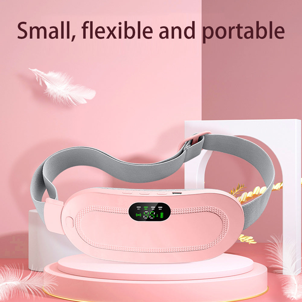 Smart Heating Belt for Menstrual Cramps & Back Pain Relief - Vibrating Massager