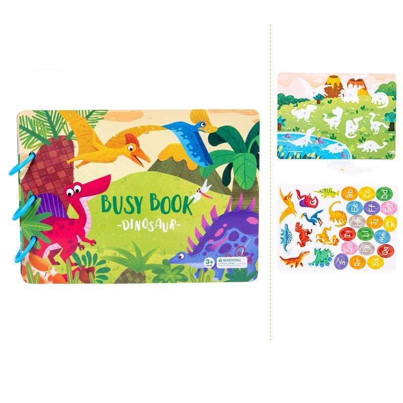 Children's Busy Book Educational Toys Repeated Paste - Minihomy