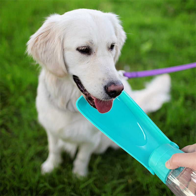 Pet Water Cup Outdoor Portable Folding Dog Water Bottle 550ml Large Capacity - Minihomy