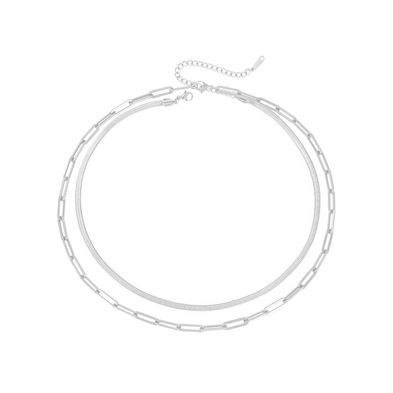 Simple Double Layered Necklace