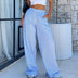 Fashion Casual Striped Summer Wide Leg Trousers - Minihomy