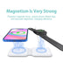 2-in-1 Magnetic Wireless Charger - 15W Fast Charging Pad for iPhone & Android - Minihomy