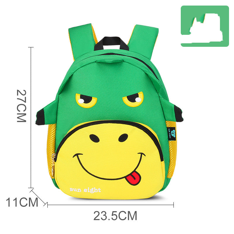 Cute Cartoon Shoulders Baby Lightweight Backpack Elementary School Schoolbag - Minihomy