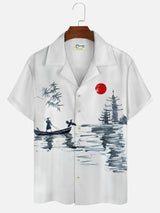 Hawaiian Shirt Men 3D Light Color Short Sleeve - Minihomy