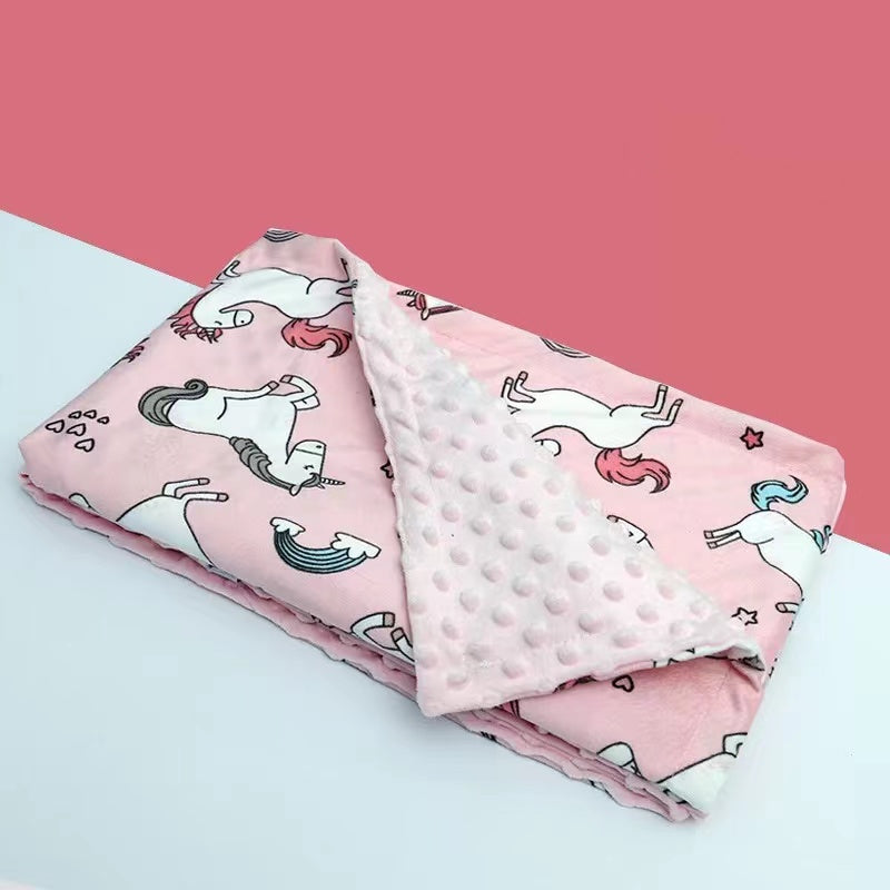 High Quality Baby Blanket Winter Flannel Fleece Flamingo Blanket - Minihomy